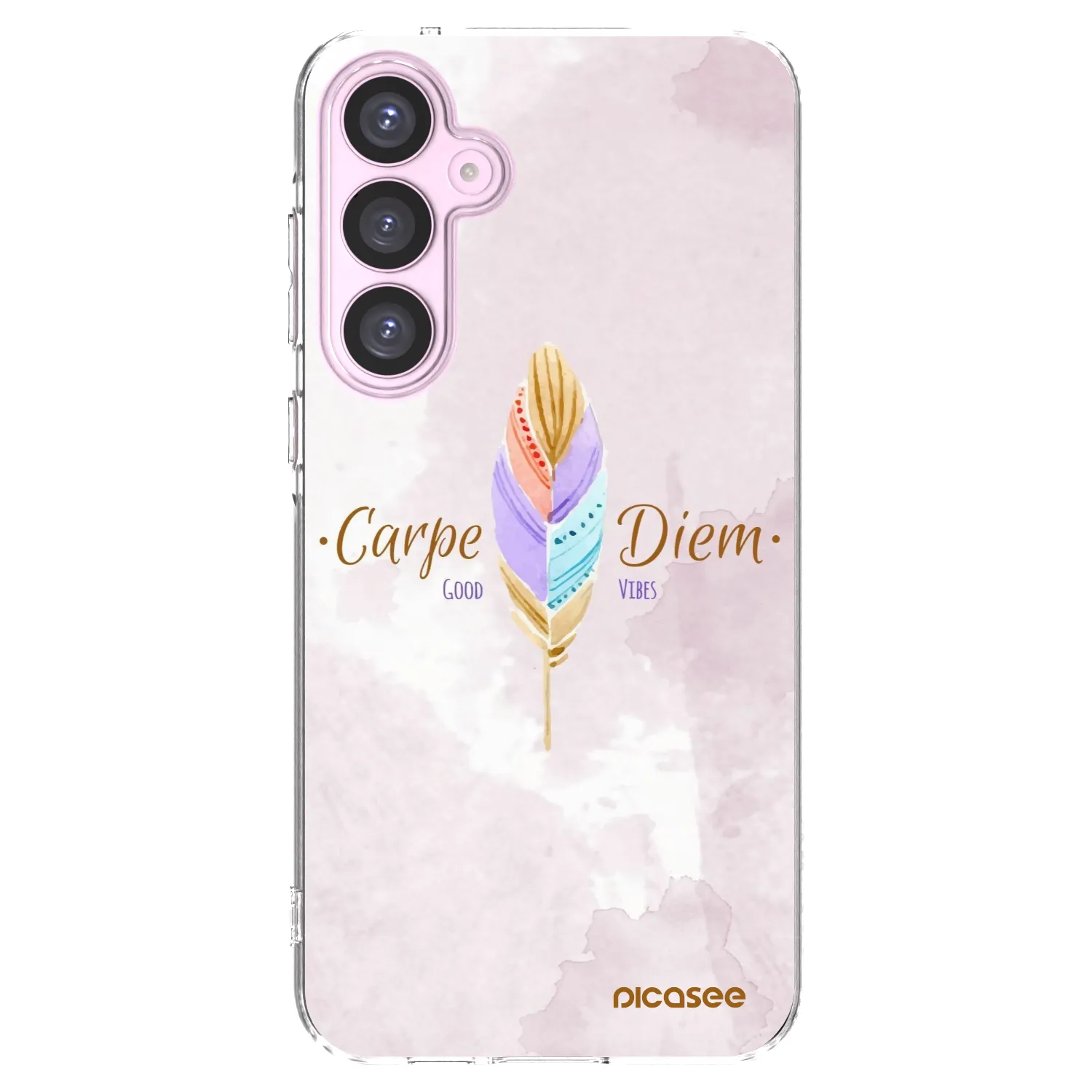 Picasee átlátszó szilikon tok az alábbi mobiltelefonokra Samsung Galaxy A55 5G A556B - Carpe Diem