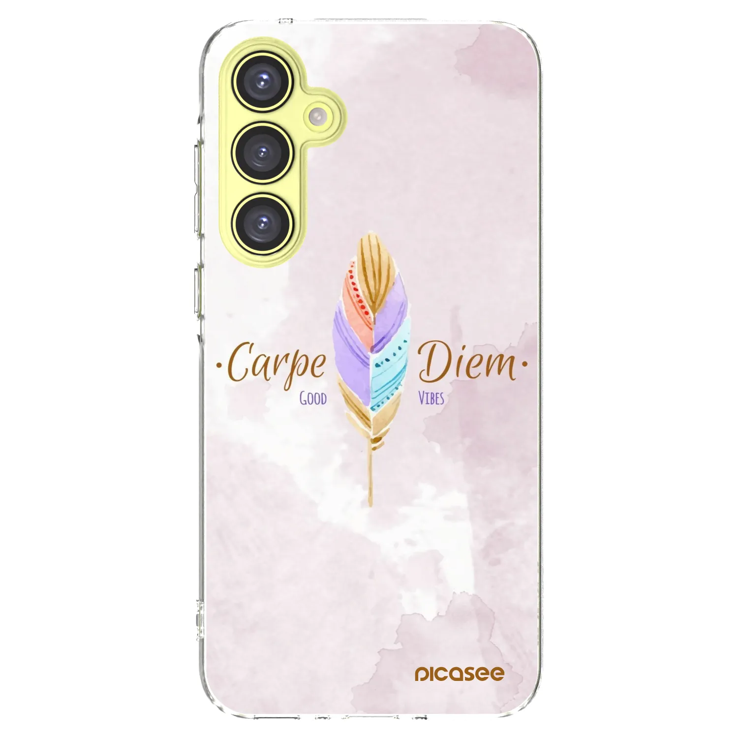 Picasee átlátszó szilikon tok az alábbi mobiltelefonokra Samsung Galaxy A35 5G A356B - Carpe Diem