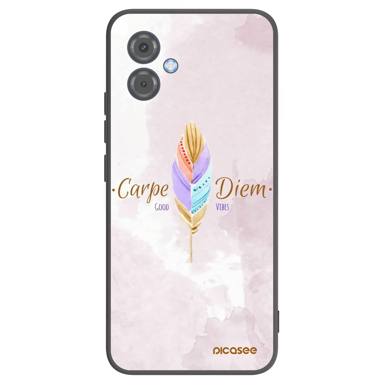 Picasee fekete szilikon tok az alábbi mobiltelefonokra Motorola Moto G14 - Carpe Diem