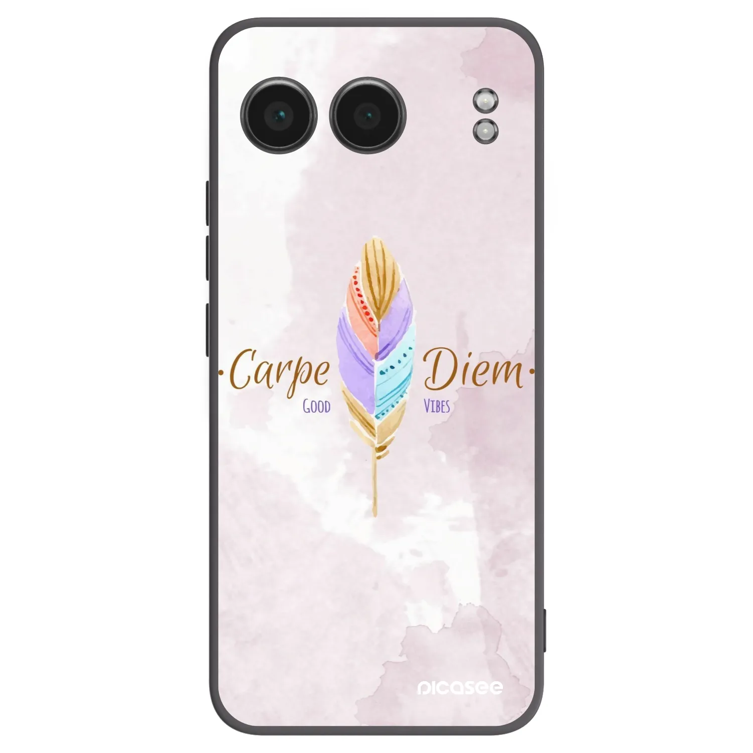 Picasee fekete szilikon tok az alábbi mobiltelefonokra OnePlus Nord 4 - Carpe Diem