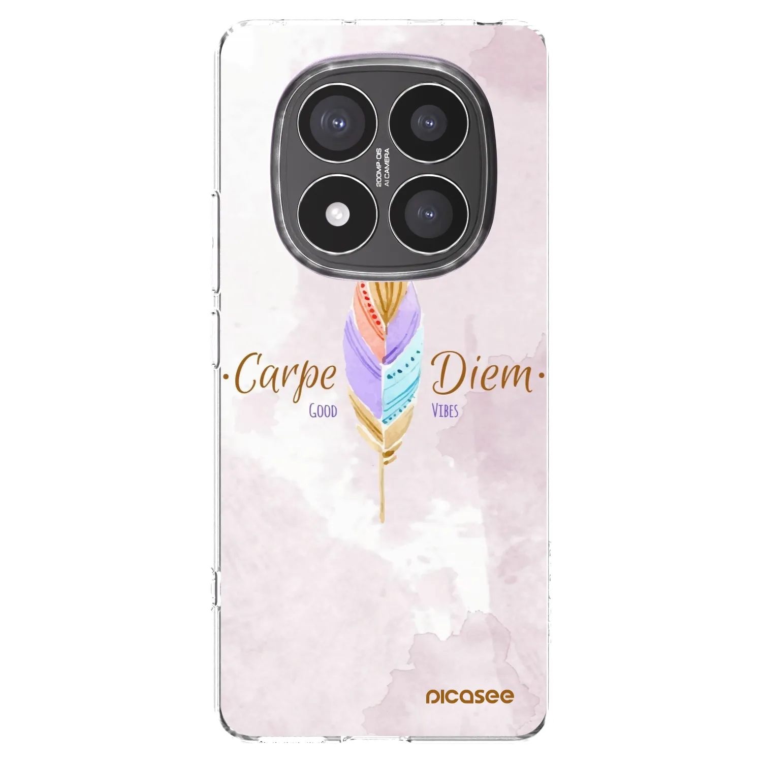 Picasee átlátszó szilikon tok az alábbi mobiltelefonokra Xiaomi Redmi Note 14 Pro+ 5G - Carpe Diem