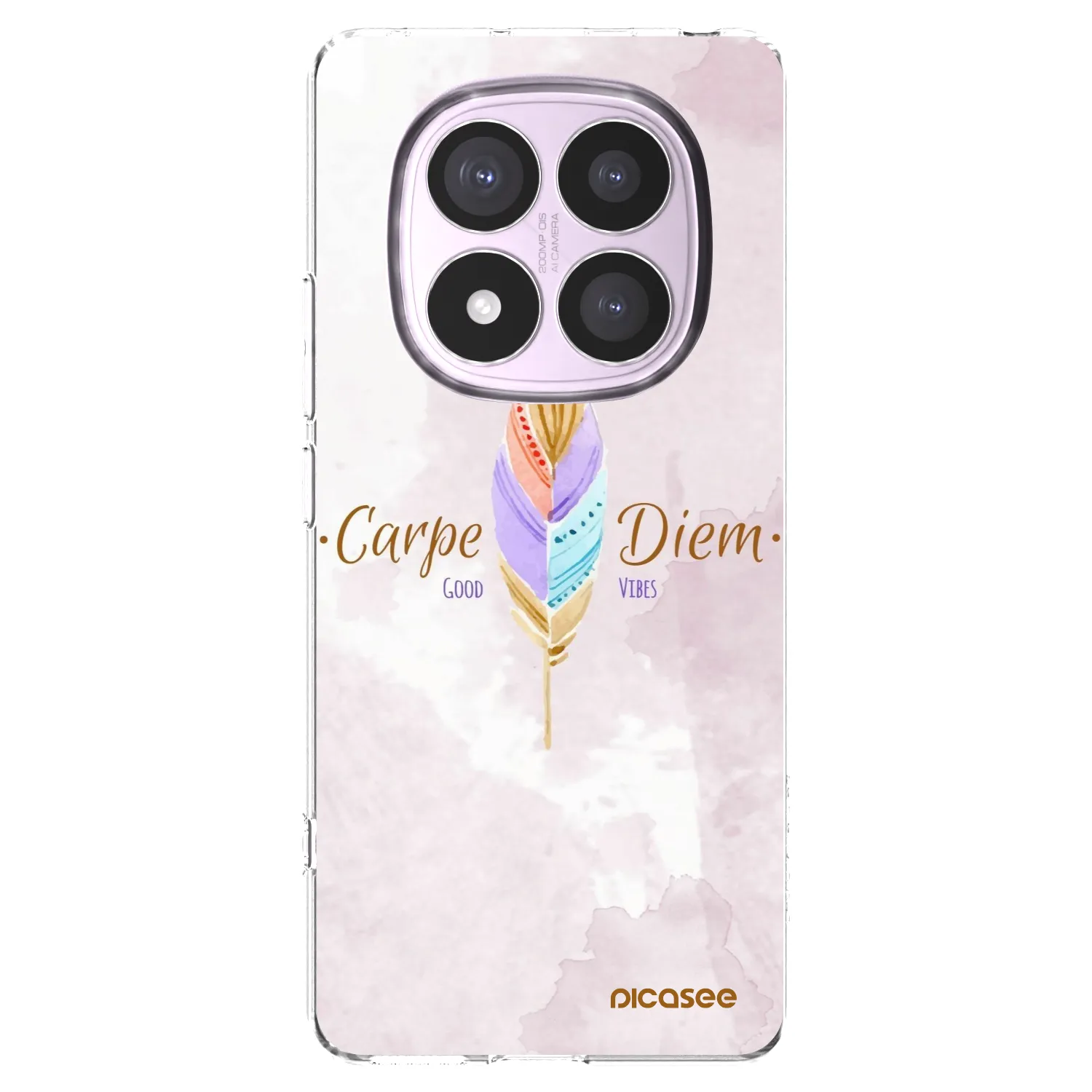 Picasee átlátszó szilikon tok az alábbi mobiltelefonokra Xiaomi Redmi Note 14 Pro 5G - Carpe Diem