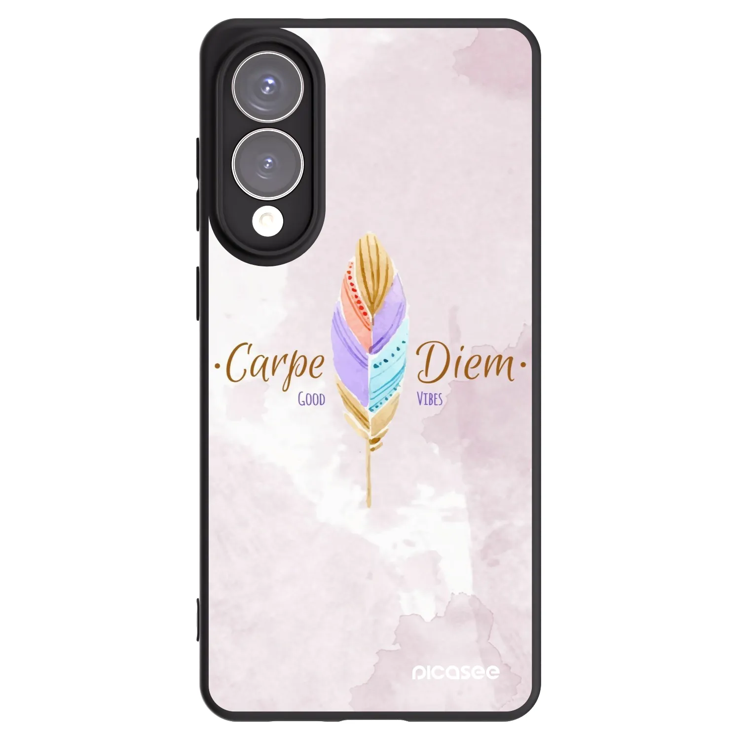 Picasee fekete szilikon tok az alábbi mobiltelefonokra Samsung Galaxy S25 Edge 5G - Carpe Diem