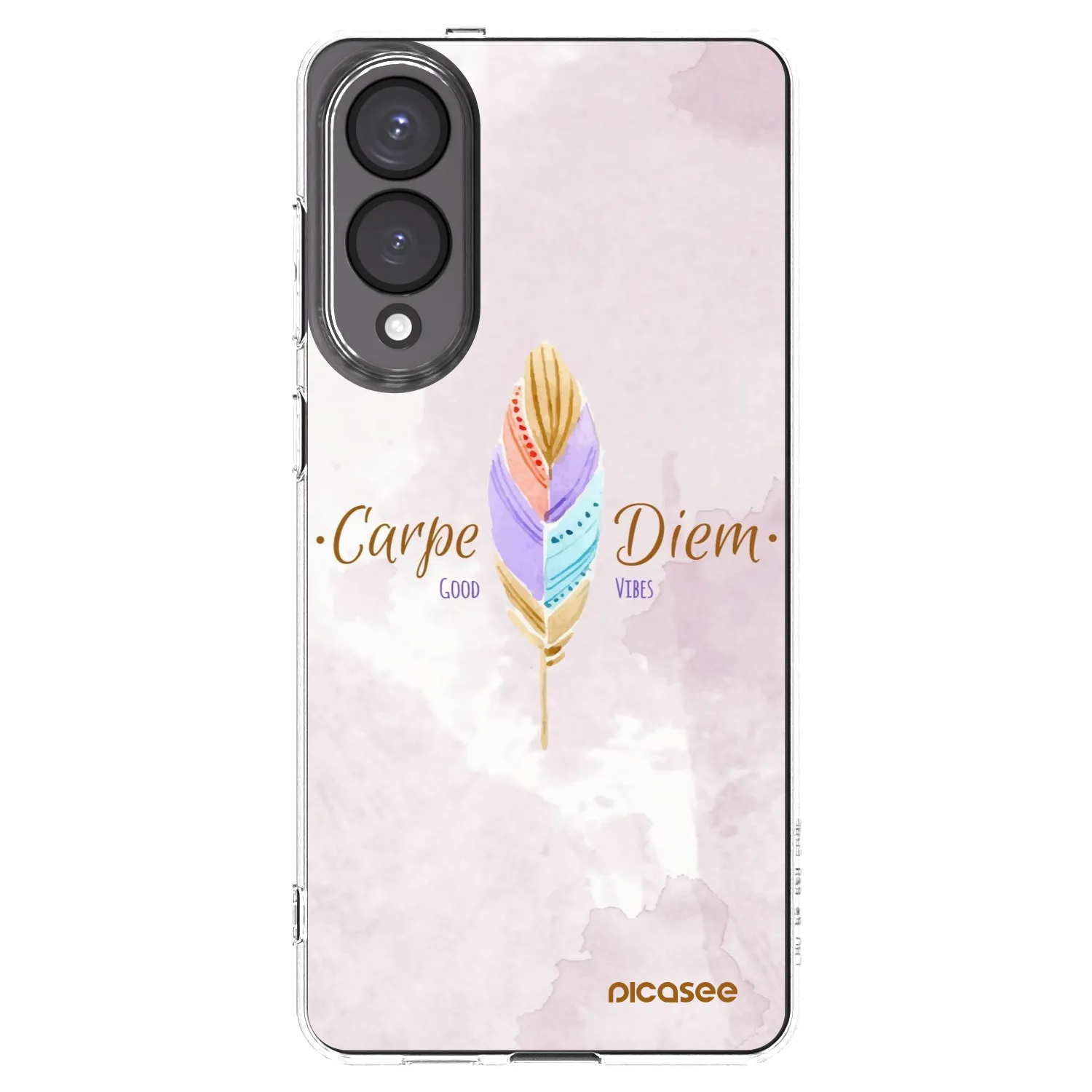 Picasee átlátszó szilikon tok az alábbi mobiltelefonokra Samsung Galaxy S25 Edge 5G - Carpe Diem