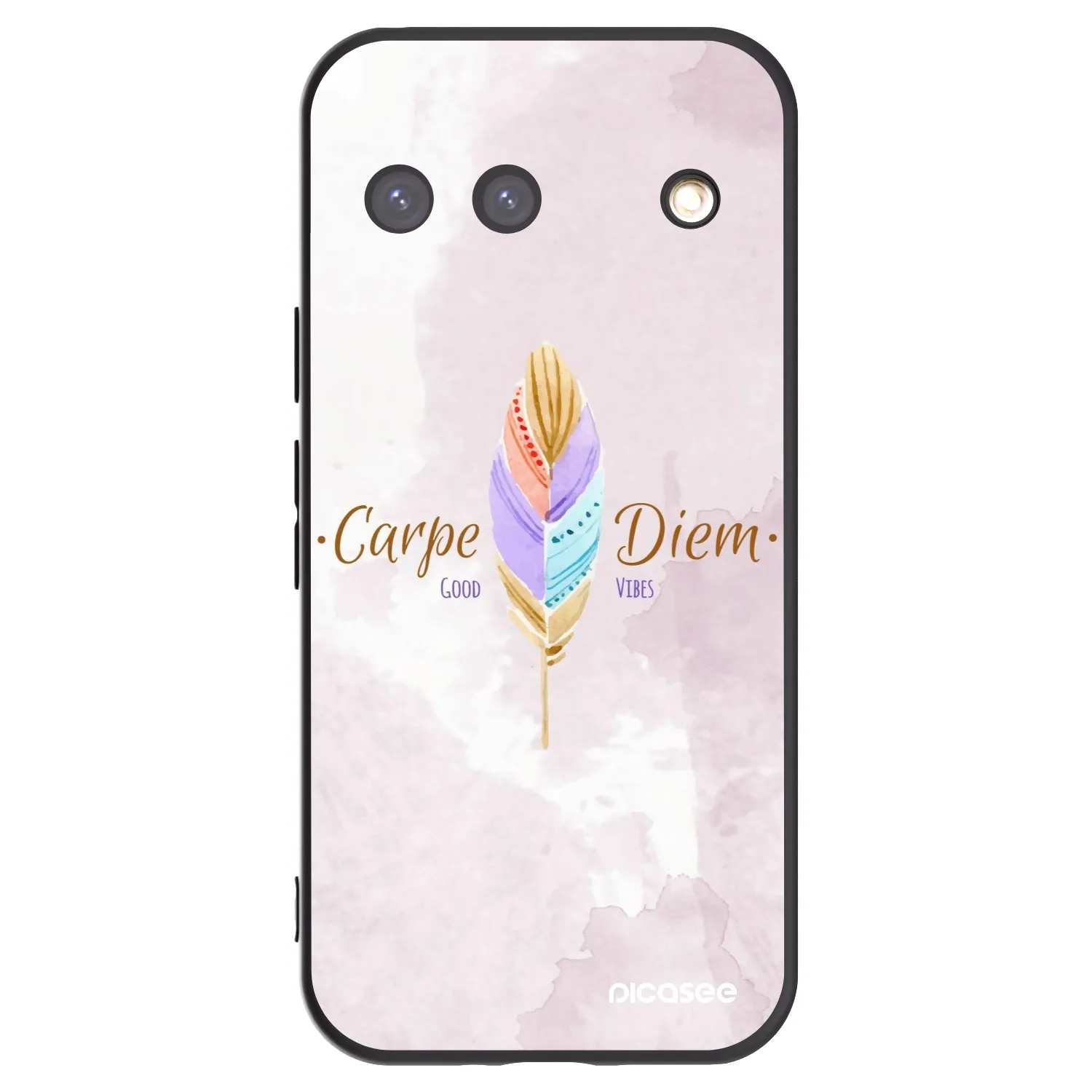 Picasee fekete szilikon tok az alábbi mobiltelefonokra Google Pixel 9 - Carpe Diem