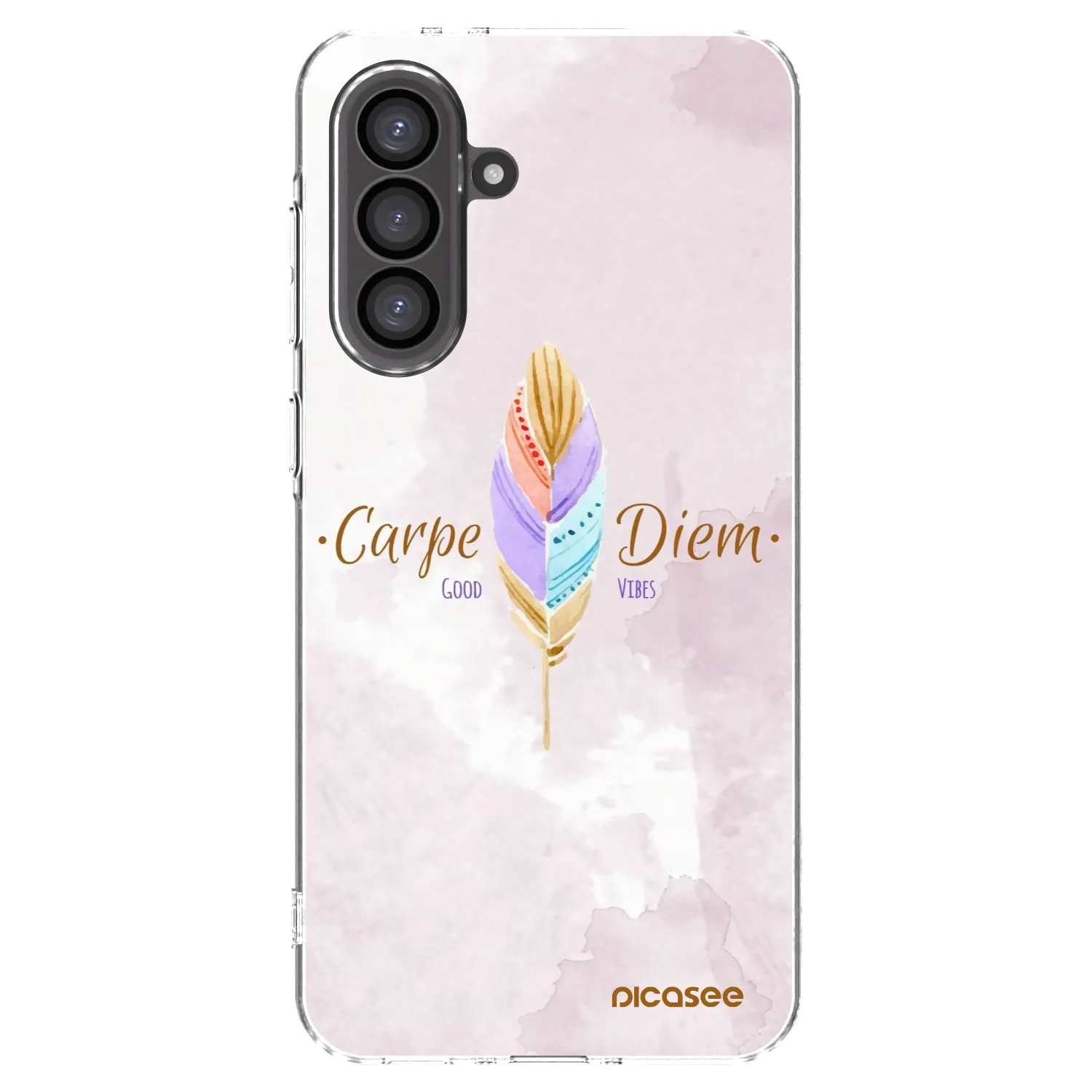 Picasee átlátszó szilikon tok az alábbi mobiltelefonokra Samsung Galaxy A56 5G A566B - Carpe Diem