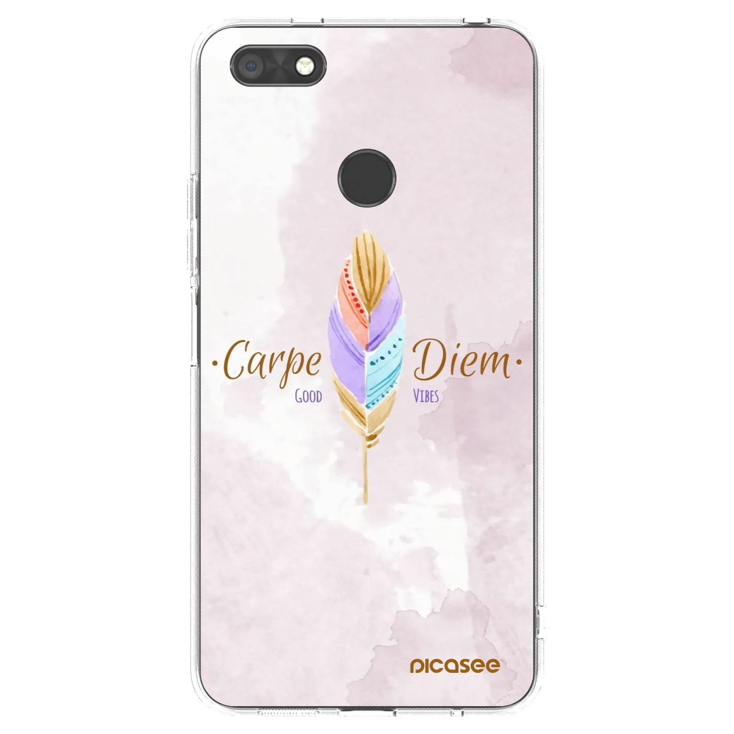 Picasee átlátszó szilikon tok az alábbi mobiltelefonokra Huawei P9 Lite Mini - Carpe Diem