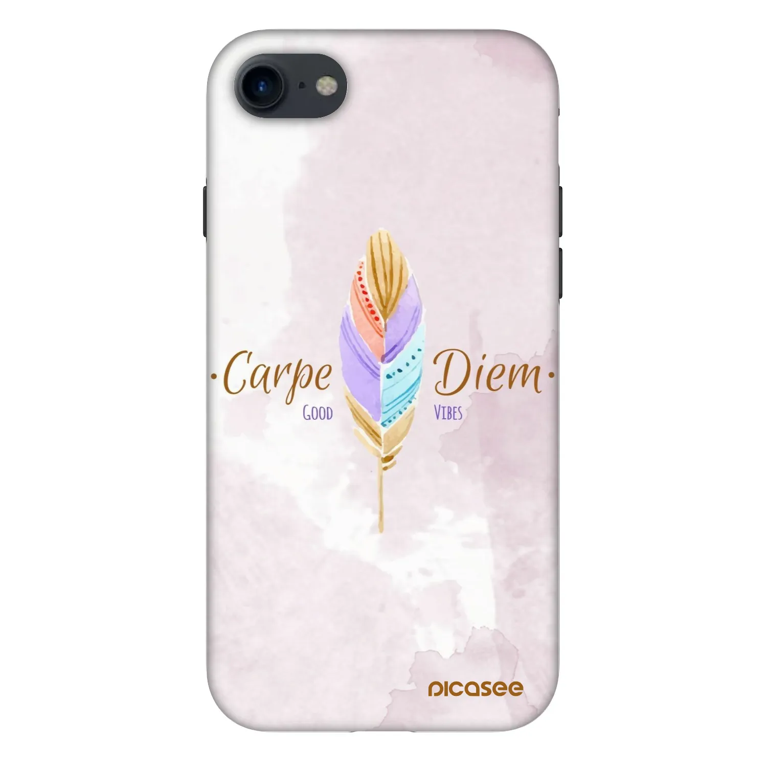 Picasee Fashion Case Apple iPhone SE 2020 - Carpe Diem