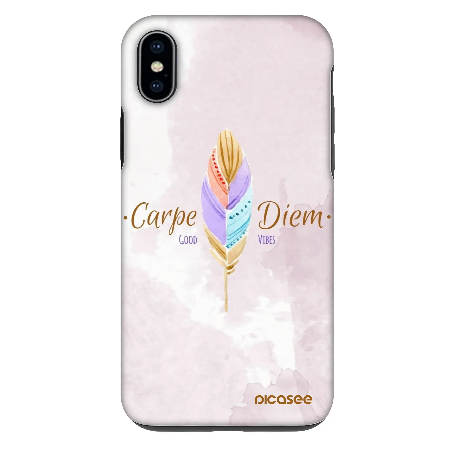 Picasee Fashion Case Apple iPhone XS Max - Carpe Diem