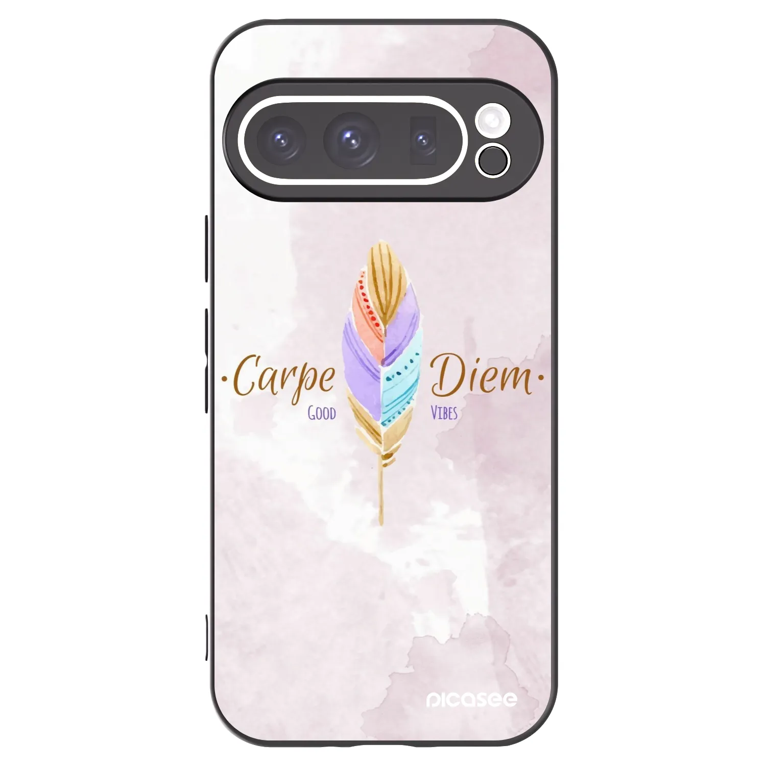 Picasee fekete szilikon tok az alábbi mobiltelefonokra Google Pixel 9 Pro XL - Carpe Diem