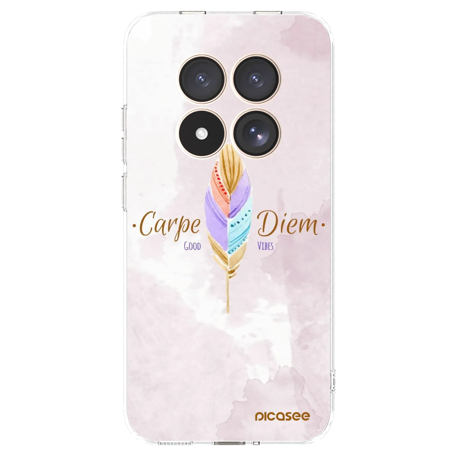 Picasee átlátszó szilikon tok az alábbi mobiltelefonokra Xiaomi Redmi Note 15 Pro 4G - Carpe Diem