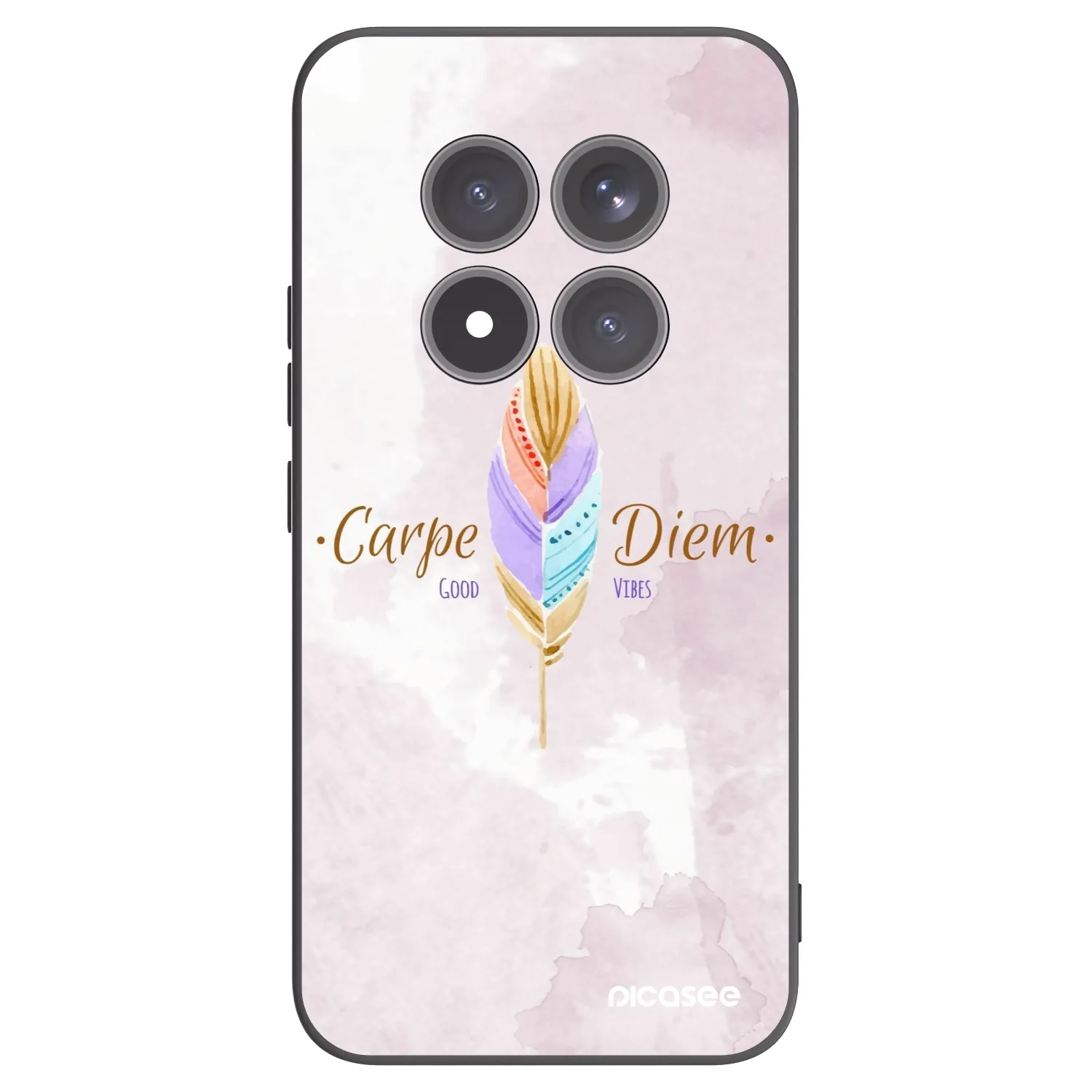 Picasee fekete szilikon tok az alábbi mobiltelefonokra Xiaomi Redmi Note 15 Pro+ - Carpe Diem