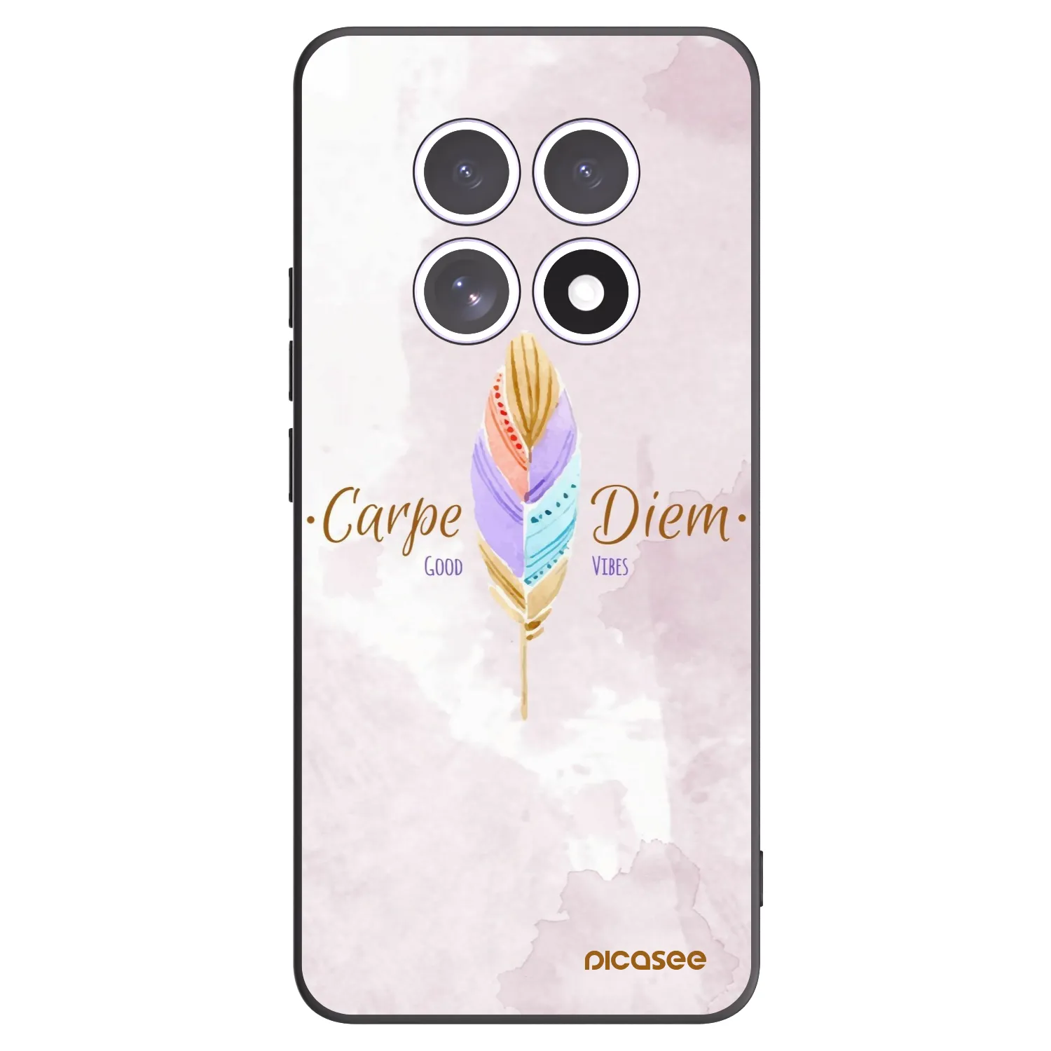 Picasee fekete szilikon tok az alábbi mobiltelefonokra Xiaomi Redmi Note 15 - Carpe Diem