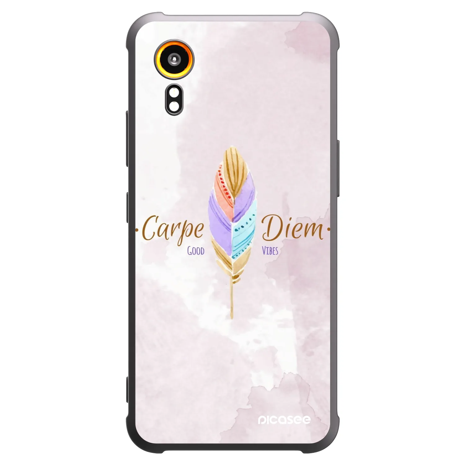 Picasee fekete szilikon tok az alábbi mobiltelefonokra Samsung Galaxy Xcover 7 - Carpe Diem