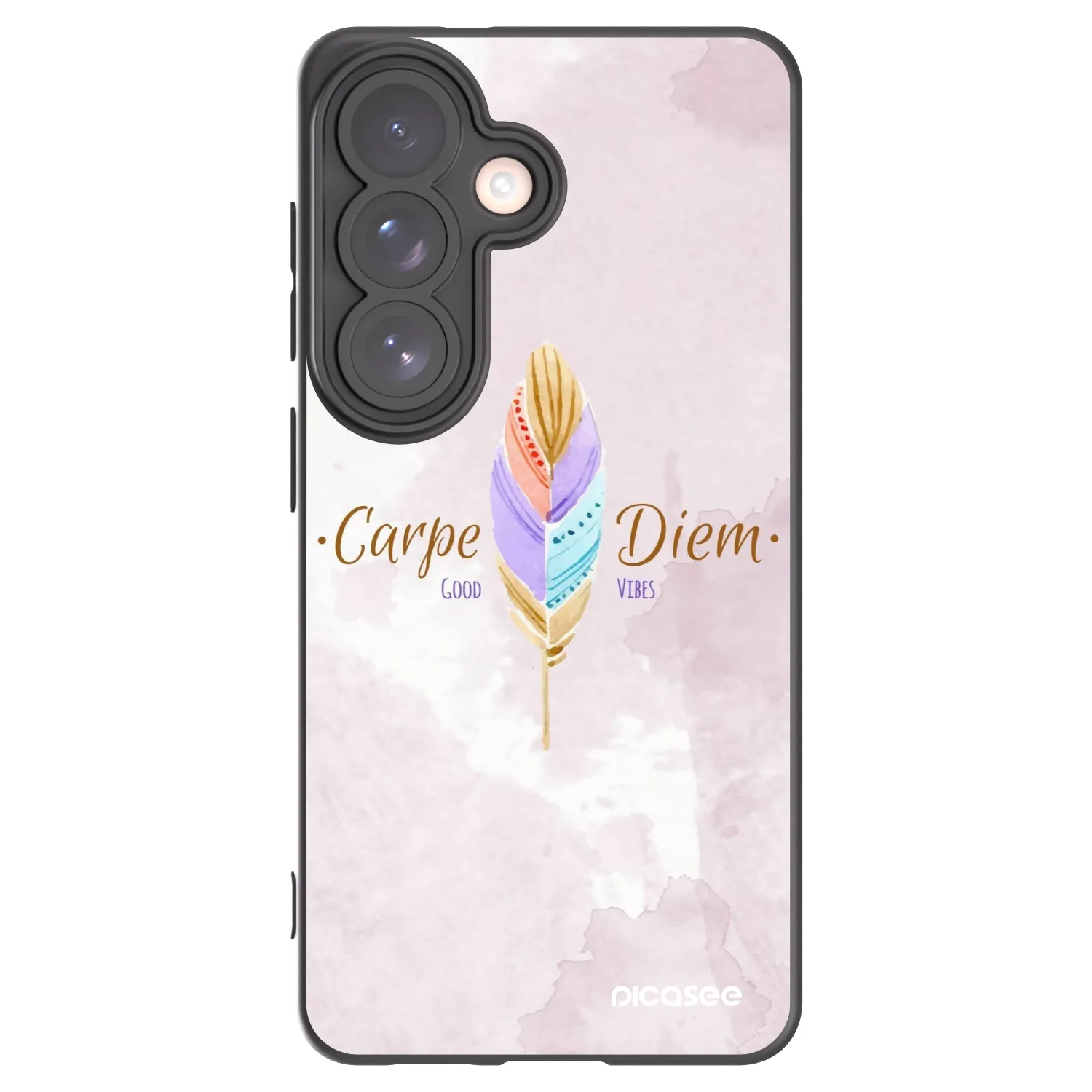 Picasee fekete szilikon tok az alábbi mobiltelefonokra Samsung Galaxy S26 - Carpe Diem