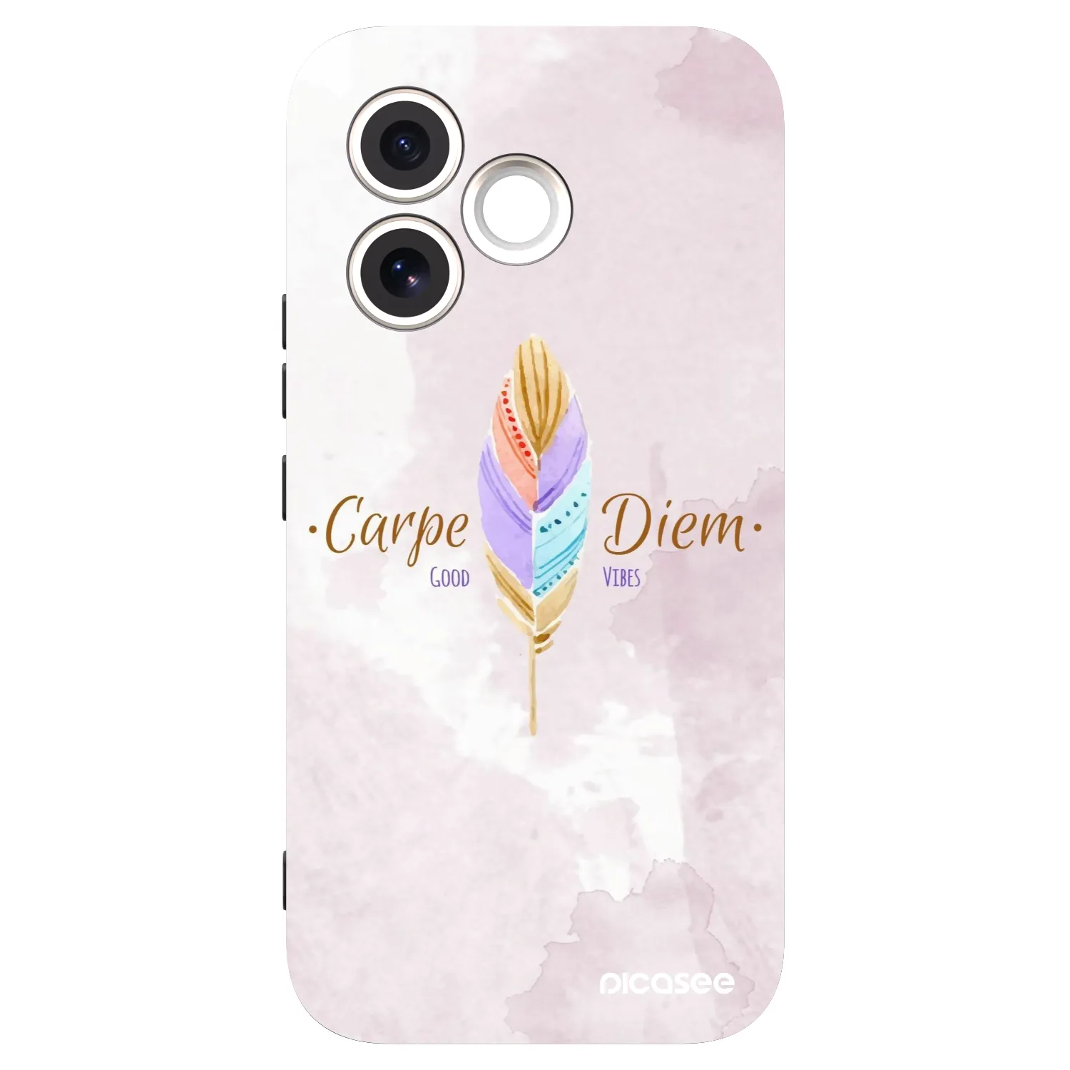 Picasee fekete szilikon tok az alábbi mobiltelefonokra Honor 600 Lite - Carpe Diem