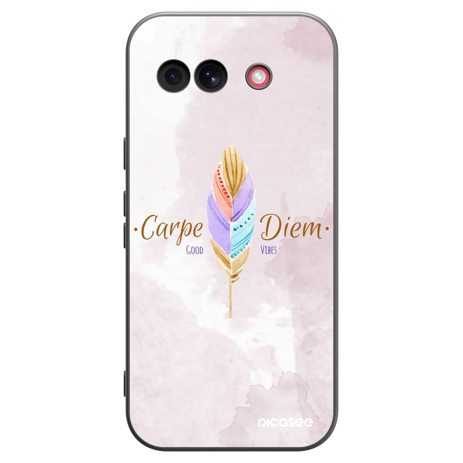 Picasee fekete szilikon tok az alábbi mobiltelefonokra Google Pixel 10a - Carpe Diem