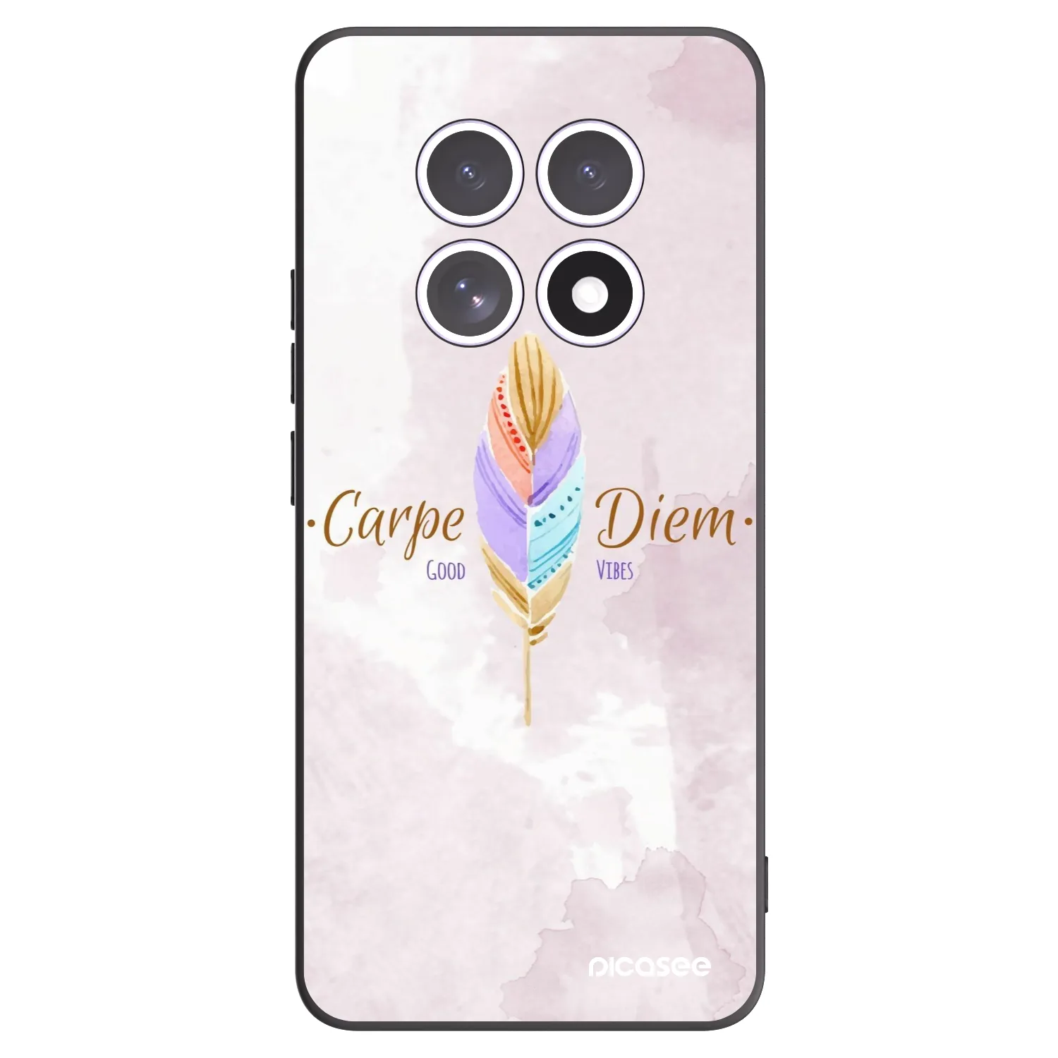 Picasee fekete szilikon tok az alábbi mobiltelefonokra Xiaomi Redmi Note 15 5G - Carpe Diem