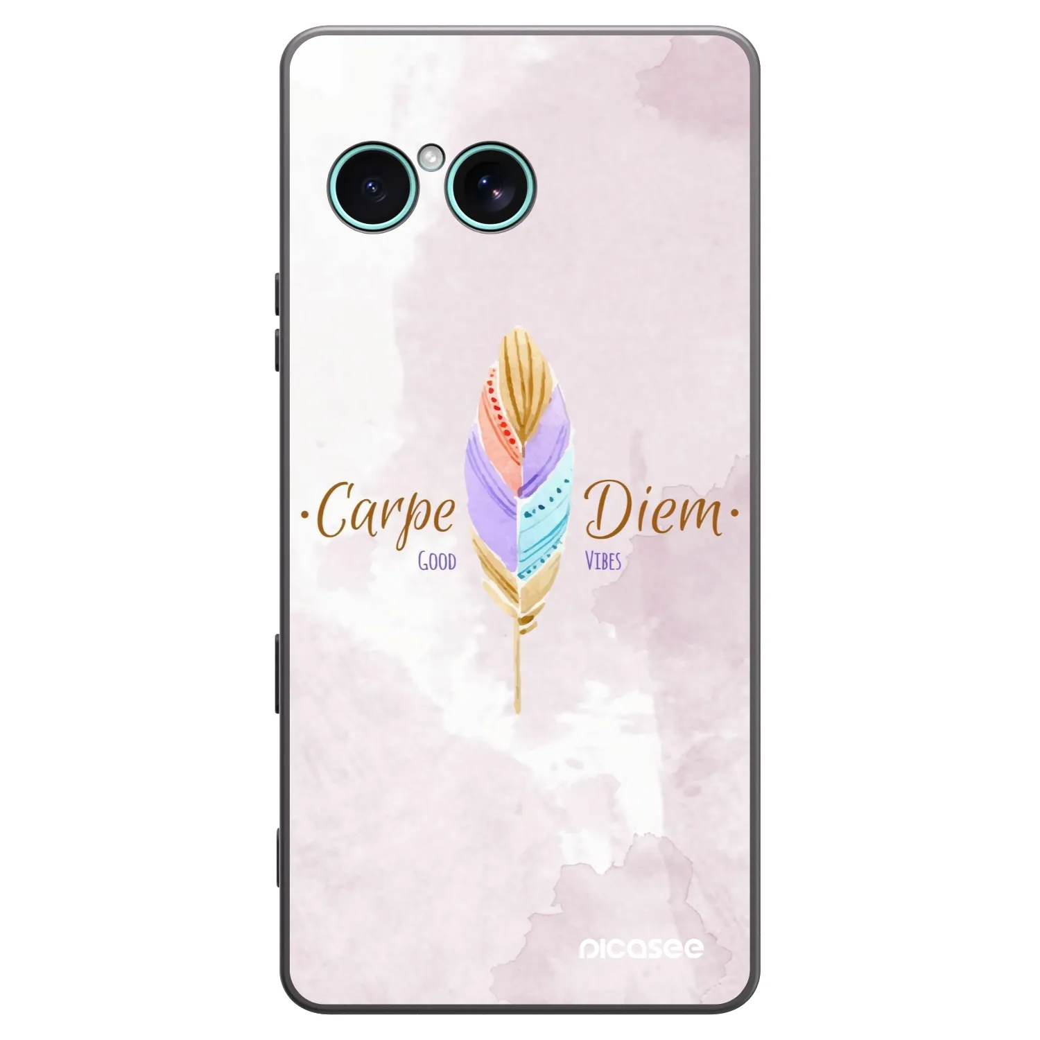 Picasee fekete szilikon tok az alábbi mobiltelefonokra Sony Xperia 10 VII - Carpe Diem