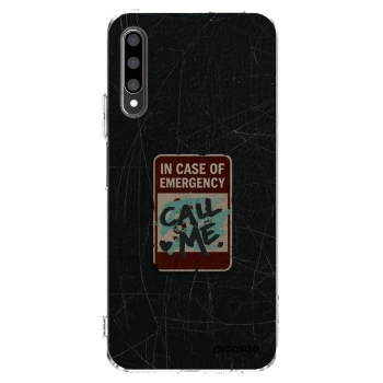 Picasee átlátszó szilikon tok az alábbi mobiltelefonokra Honor 9X Pro - EMERGENCY