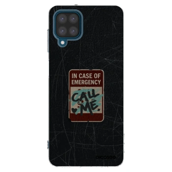 Picasee átlátszó szilikon tok az alábbi mobiltelefonokra Samsung Galaxy A12 A125F - EMERGENCY