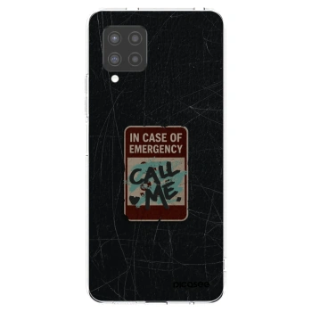 Picasee átlátszó szilikon tok az alábbi mobiltelefonokra Samsung Galaxy A42 A426B - EMERGENCY