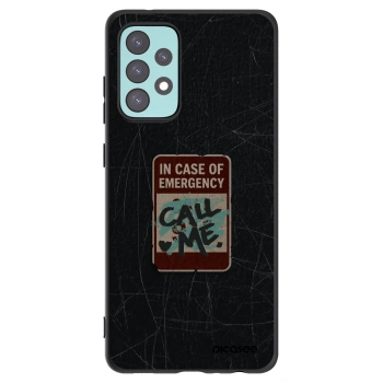Picasee fekete szilikon tok az alábbi mobiltelefonokra Samsung Galaxy A72 A725F - EMERGENCY