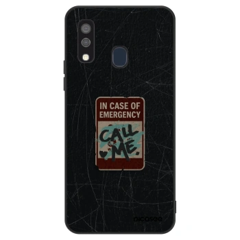 Szilikon tok erre a típusra Samsung Galaxy A40 A405F - EMERGENCY