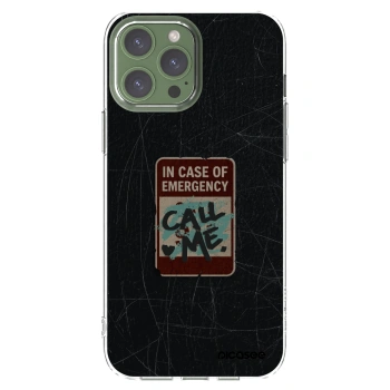 Picasee átlátszó szilikon tok az alábbi mobiltelefonokra Apple iPhone 13 Pro Max - EMERGENCY