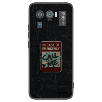 Picasee fekete szilikon tok az alábbi mobiltelefonokra Xiaomi Mi 11 Ultra - EMERGENCY