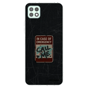 Picasee átlátszó szilikon tok az alábbi mobiltelefonokra Samsung Galaxy A22 A226B 5G - EMERGENCY