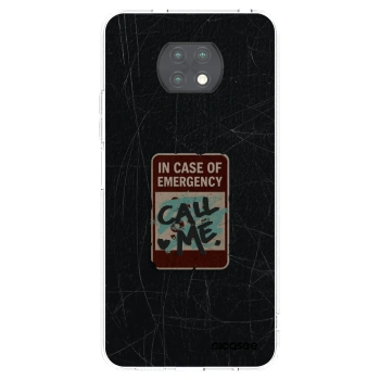 Picasee átlátszó szilikon tok az alábbi mobiltelefonokra Xiaomi Redmi Note 9T - EMERGENCY