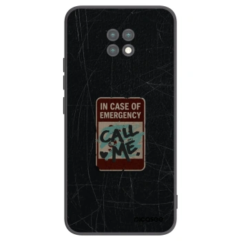 Picasee fekete szilikon tok az alábbi mobiltelefonokra Xiaomi Redmi Note 9T - EMERGENCY