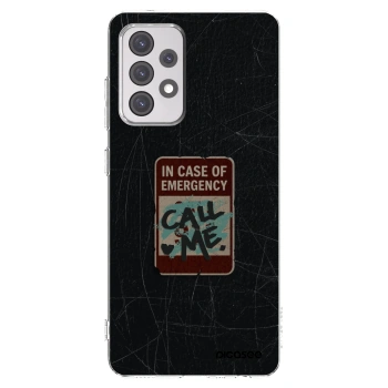 Picasee átlátszó szilikon tok az alábbi mobiltelefonokra Samsung Galaxy A52s 5G A528B - EMERGENCY