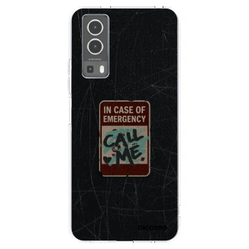 Picasee átlátszó szilikon tok az alábbi mobiltelefonokra Vivo Y72 5G - EMERGENCY