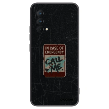 Picasee fekete szilikon tok az alábbi mobiltelefonokra Realme GT Master Edition 5G - EMERGENCY