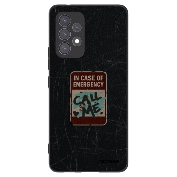 Picasee fekete szilikon tok az alábbi mobiltelefonokra Samsung Galaxy A53 5G A536 - EMERGENCY