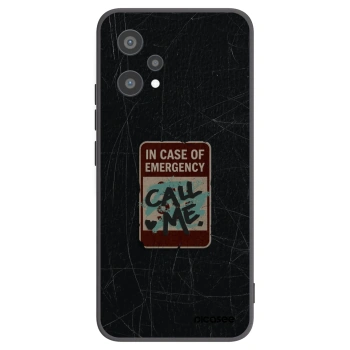 Picasee fekete szilikon tok az alábbi mobiltelefonokra Realme 9 Pro 5G - EMERGENCY