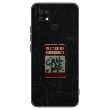 Picasee fekete szilikon tok az alábbi mobiltelefonokra Xiaomi Redmi 10C - EMERGENCY