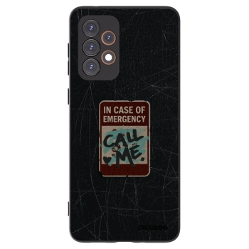 Picasee fekete szilikon tok az alábbi mobiltelefonokra Samsung Galaxy A33 5G A336 - EMERGENCY
