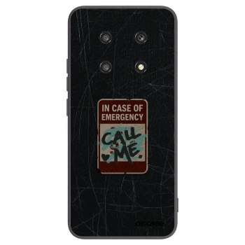 Picasee fekete szilikon tok az alábbi mobiltelefonokra Honor Magic4 Lite 5G - EMERGENCY