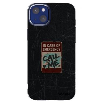 Picasee átlátszó szilikon tok az alábbi mobiltelefonokra Apple iPhone 14 Plus - EMERGENCY