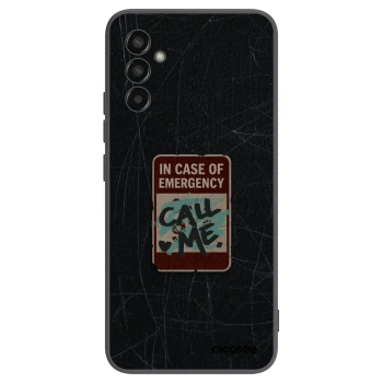 Picasee fekete szilikon tok az alábbi mobiltelefonokra Samsung Galaxy M13 M135F - EMERGENCY