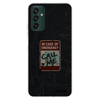 Picasee átlátszó szilikon tok az alábbi mobiltelefonokra Samsung Galaxy M13 M135F - EMERGENCY