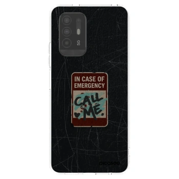 Picasee átlátszó szilikon tok az alábbi mobiltelefonokra OPPO A94 5G - EMERGENCY