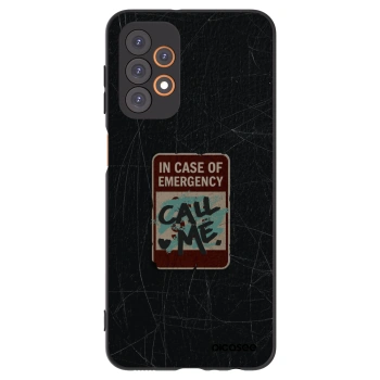Picasee fekete szilikon tok az alábbi mobiltelefonokra Samsung Galaxy A23 A236B 5G - EMERGENCY