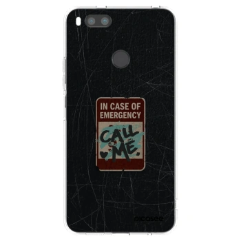 Picasee átlátszó szilikon tok az alábbi mobiltelefonokra Xiaomi Redmi A1 - EMERGENCY