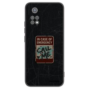 Picasee fekete szilikon tok az alábbi mobiltelefonokra Xiaomi Redmi Note 11S 5G - EMERGENCY