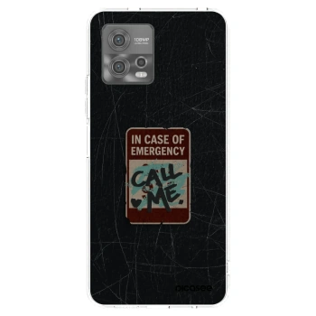 Picasee átlátszó szilikon tok az alábbi mobiltelefonokra Motorola Moto G72 - EMERGENCY