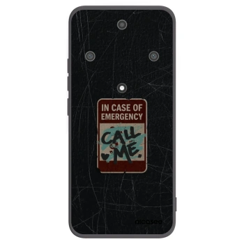 Picasee fekete szilikon tok az alábbi mobiltelefonokra Honor Magic5 Lite 5G - EMERGENCY